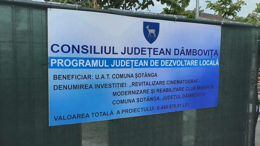 Investiții ambițioase în comuna Șotânga, în plin proces de implementare 