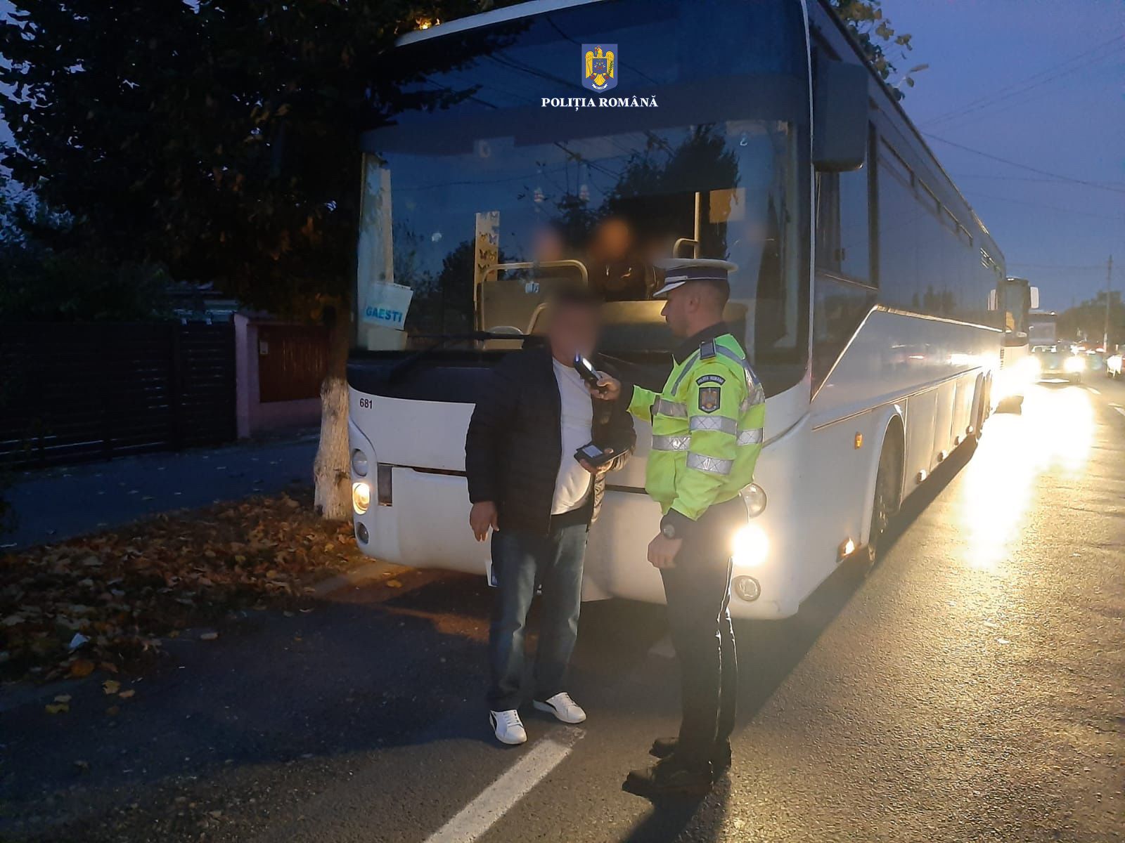 Transportul școlar din tot județul Dâmbovița, a fost verificat de polițiști